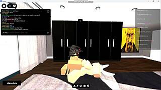 i'm so horny fucking this gringa whore's tight pussy in roblox condo