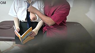 teacher sneaks off with college student for secret hardcore affair