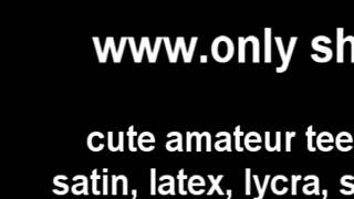 Hey, check these shiny new PVC panties hugging my curves just right!