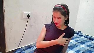 Fucking Desi Bhabhi Hard! Bent Over Doggystyle Creampie with Her Loud Moaning Orgasms Echoing!