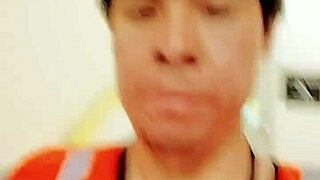 Woman walks casually outdoors during daily work shift