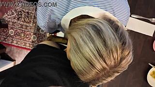 Fucking Curvy Stepmom Hard Alone at Home