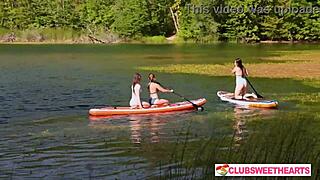 ClubSweethearts Three Girls Share Juicy Lick And Toy