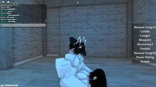 BIG TITS FUTANARI CHICAS RIDE COCKS IN ROBLOX SEX GAME