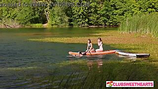 ClubSweethearts Three Girls Share Juicy Lick And Toy