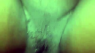 muscular stud fucks hairy pussy cowgirl till she squirts begs creampie stop