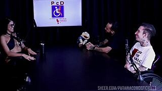 Whoa, naughty interview with Bia Hot on Porn Cast Brazil! 🔥