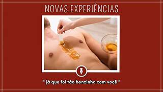 naughty fucking fun during the waxing session with sexy depilation play