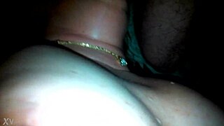 Woman Performs Intense Blow Job Action