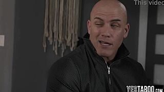 stepdad unlocks stepdaughter's belt for raw hardcore fuck