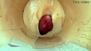 Camera Shoves Deep In Tight Pussy For Huge Cum Explosion Blast!