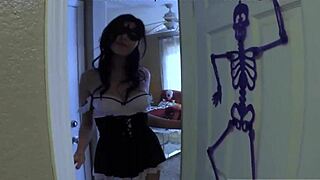 Step mom and ally's step daughter risk getting caught by step dad