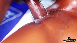 Horny Teen Bitch Drowns In Cum On Pato's Big Black Cock