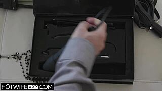 Shared Wife Vanna Bardot BDSM Deepthroats James Deen with Handcuffs