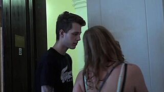 Redhead Justine Joli and Lily Cade fuck by fireplace