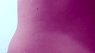 Chatting while slipping into tight work clothes brazilian style