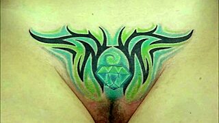 Crystal Butterfly Tattoo Pussy Rocks Music Beat