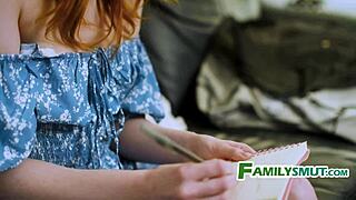 Turning Virgin Teen Stepsis into Woman with Group Thrusts