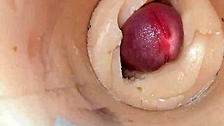 Camera Shoves Deep In Tight Pussy For Huge Cum Explosion Blast!