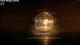 Brunette Rides Cock Bent Over in Hardcore Threesome Anal