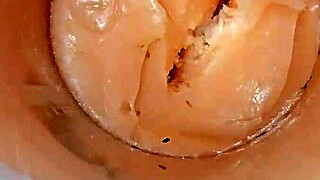 Camera Shoves Deep In Tight Pussy For Huge Cum Explosion Blast!