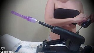 hey, this new sex machine dildo makes girlfriend orgasm hard??