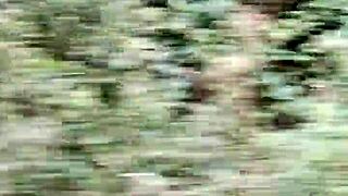 Naughty Housewife Flashes Tits in Homemade Car Selfie Video