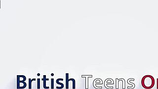 Holy shit, worship this chubby British teen's fat ass before her first anal play and buttplug orgasm!