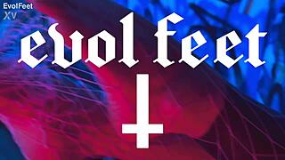 Sneaky foot goddess svetlana teases nylon legs toes pov lick temptation