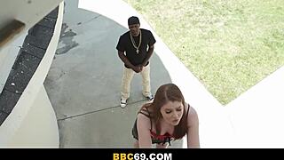 Redhead College Teen Bubble Butt Begs For Black Monster Cock Facial Cumshot