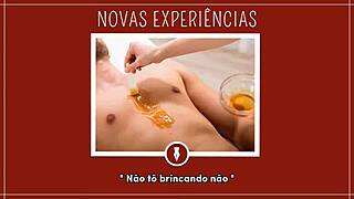 naughty fucking fun during the waxing session with sexy depilation play