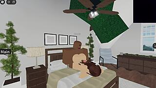 i finally fuck my roblox crush pounding her tight gamer pussy all night long