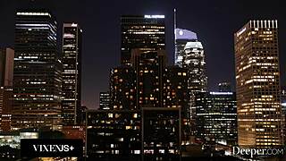 hazel moore's double daddy booking turns into wild mmf spitroast frenzy