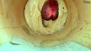 Camera Shoves Deep In Tight Pussy For Huge Cum Explosion Blast!