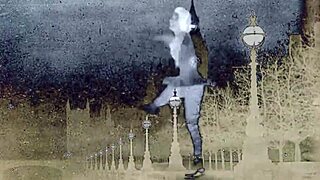 Vintage granny with hairy pussy blows and fucks in retro homemade secret life footage.