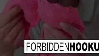 yo, this hot college babe's sucking and banging her step-uncle's monster cock hard