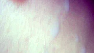 guy jerks huge cock fast in solo masturbation frenzy close up