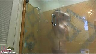 after steamy shower jelena jensen shakes perfect big tits teasingly