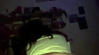 teen pussy shakes wildly riding big dick reverse cowgirl