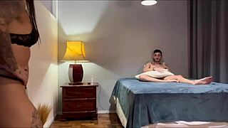 stepsister caught me stroking then squirted riding my cock wildly