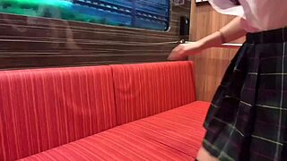 【cute schoolgirl's naughty day】train fingering classroom squirt hotel orgasm