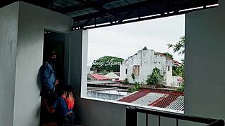 Pinay student bent over graveyard creampie squirting for teacher cock!