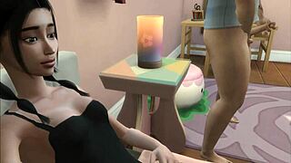 Drunk Stepdad Tempts Alone Virgin Stepdaughter In House