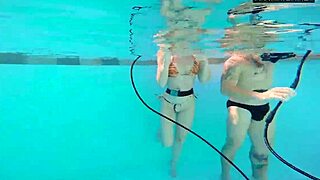 Hey couple catches Eva Sasalka Jason underwater fuck fest 😍💦