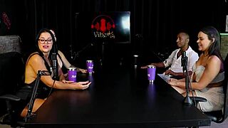 hot morena shakes her ass on that black stud's dick! she sucks him off after begging to moan free - negro top and maria bittencourt in sheer red