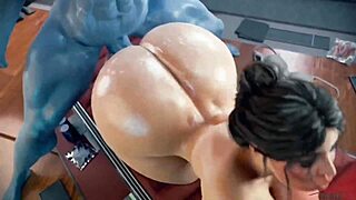 Sexy futa pounds big ass tits bent over compilation