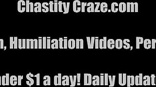 i own your pathetic cock now... it's locked in this cage forever, feel that ache building as i tease you endlessly