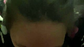 Hey, watch me kneel and slurp this throbbing monster cock pov