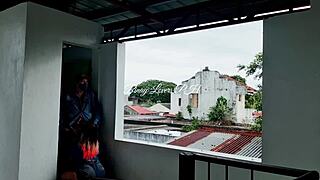 Pinay student bent over graveyard creampie squirting for teacher cock!