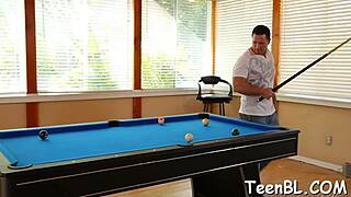 SWEET DARLING GAGS ON CHAPS JUICY SHAFT DEEPTHROAT